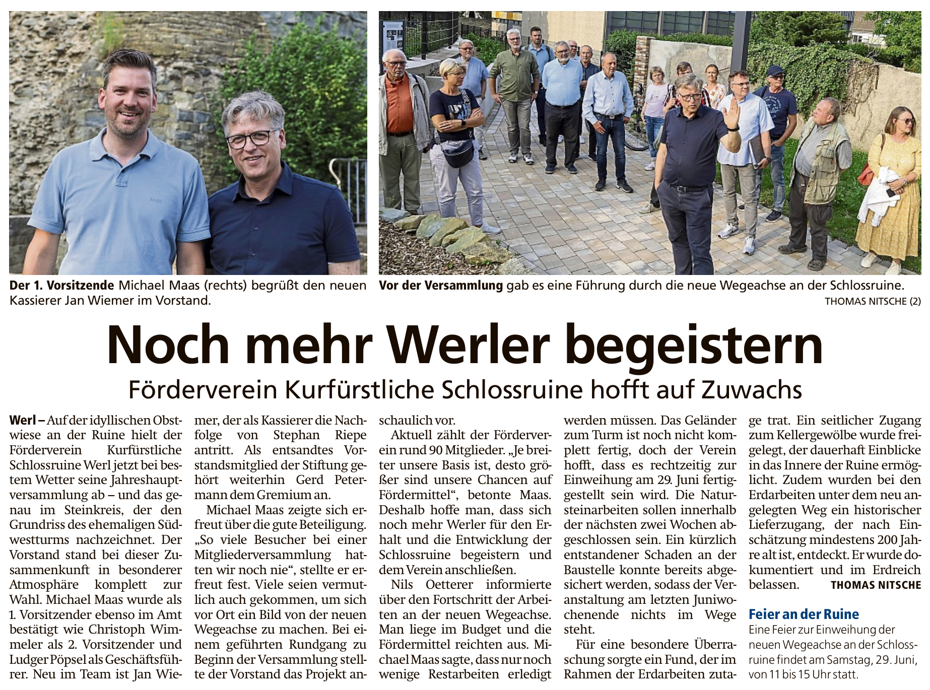 Zeitungsartikel Soester Anzeiger 18.06.2026